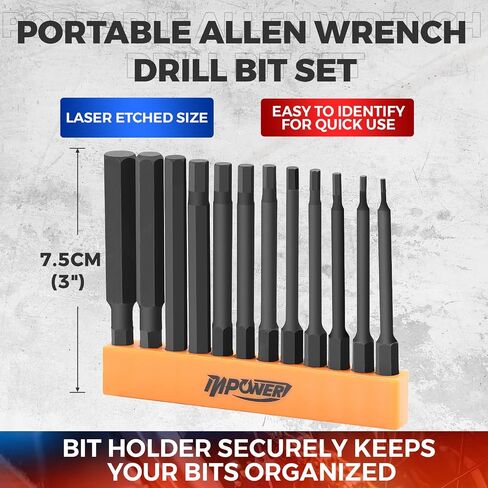 Torx Bit Set, InPower 24 PCS Security Bit Set, S2 Steel Tamper Proof Torx Bit Set, 1" and 3" Long Drill Bit with Bit Holder, T5 - T40 Includes T20 and T25 Torx Bit. in Saudi Arabia