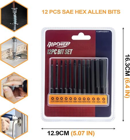 Torx Bit Set, InPower 24 PCS Security Bit Set, S2 Steel Tamper Proof Torx Bit Set, 1" and 3" Long Drill Bit with Bit Holder, T5 - T40 Includes T20 and T25 Torx Bit. in Saudi Arabia