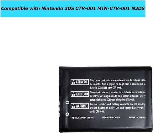 Vvsialeek KTR-003 Replacement Battery Compatible with New Nintendo 3DS N3DS with Toolkit in Saudi Arabia