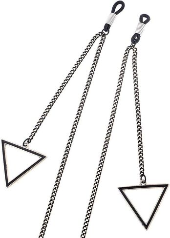 Yantu سلسلة نظارات الخفافيش السوداء على شكل حيوان معلقة نظارات حامل حزام الحبل نظارات التجنيب للنساء والرجال in Kuwait