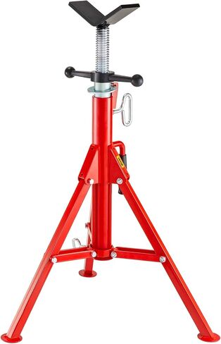 Mophorn 460-6 Tripod Pipe Chain Vise 1/8"-6" Capacity,Pipe Stand Portable Foldable Steel Legs,Pipe Stands w/Tool Tray, Tripod Stand Chain Vise Ideal for a Variety of Pipe Materials in Saudi Arabia