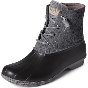 Sperry Women's Saltwater Wool Boots, Grey, 8 M US