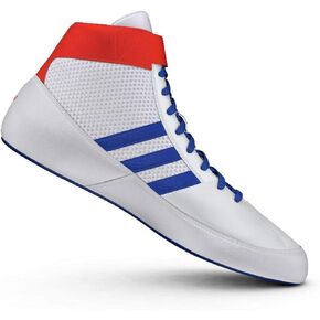 Adidas HVC Wrestling Shoe, White/Blue/Red, 13 US Unisex Little Kid