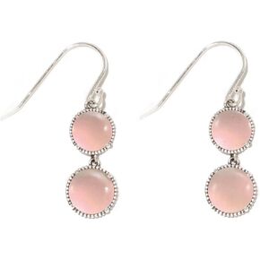 Recycled Antique Black Depression Glass and Sterling Silver Double Take Earrings in Saudi Arabia