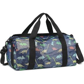 CAMTOP Mesh Travel Duffle Bag for Kid Girls Boys Small Overnight Weekender Sleepover Bags Carry On Dance Sport Bag with Shoe & Wet Compartment for Swim Beach Camp Travel