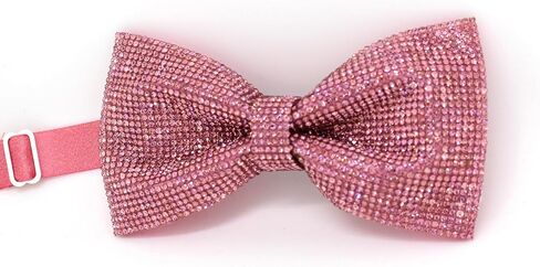Crystal Rhinestones Pre-tied Bow Ties for men women | Formal Bowties with Adjustable Length | CK Bow (Green AB) in Kuwait