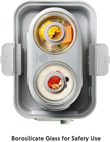BUYDEEM A501 Stackable Double Tier for Electric Food Steamer, with 18/8 Stainless Steel Tray & Handles, Suitable for G563 One-Touch Vegetable Food Steamer, 11 * 4 Inch in Saudi Arabia