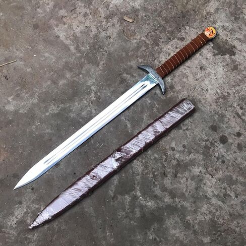 Ragnar Lothbrok Sword - Vikings Sword of Kings/Ragnar Sword - Bjorn Ironside Sword - Medieval Fancy Sword of Viking The Symbol of Kingship - Sword for Gift With Additional Viking Gadget's (Ragnar) in Kuwait