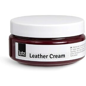 Lutz Leather Cream | Rejuvenating Cream | Restore Leather Shoes, Bags, Jackets and More 3.38 fl. Oz | Made in Europe (111 - Bordeaux)