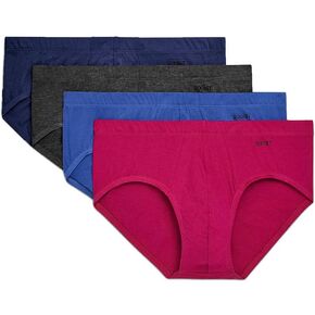 2(X)IST Essentials 4-Pack Bikini Brief Dazzling Blue/Varsity Navy/Festival Fuchsia/Charcoal Heather MD