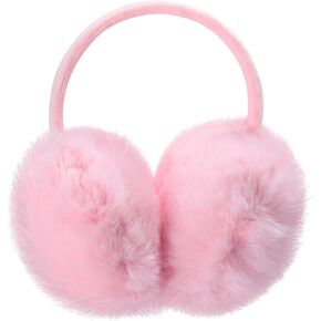 Women Winter Earmuffs Girls Faux Fur Fluffy Soft Ear Warmer Outdoor Plush Warm Ear Covers