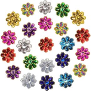 ZZXLLRO 30Pcs 8 Petals Flower Sequined Appliques in Kuwait