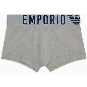 Emporio Armani Men's Stretch Cotton Megalogo Trunk