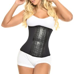 BELLA MICHELL - Latex Corset Waist Trainer for Women Long Waist Strong Control - Fajas Colombianas - Shapewear