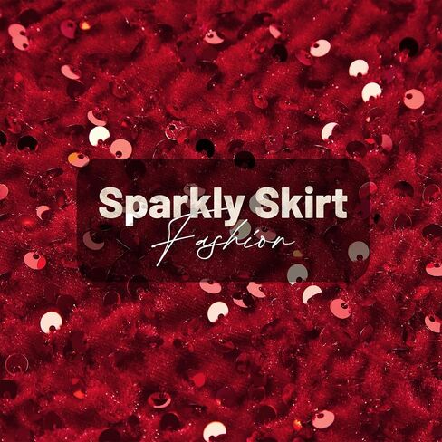 Durio Girls Sequin Skirt Party Dresses for Girls Sparkly Metallic Gold Skirt for Kids Dance Glitter Mini Skirt for Teen Girls in Saudi Arabia