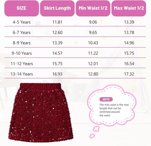 Durio Girls Sequin Skirt Party Dresses for Girls Sparkly Metallic Gold Skirt for Kids Dance Glitter Mini Skirt for Teen Girls in Saudi Arabia