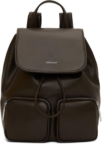 حقائب يد نباتية من Matt & Nat، حقيبة ظهر Tatum، باللون الأسود (أسود) - محافظ وحقائب مصممة، للرجال والنساء، لم يتم الإساءة إلى الحيوانات لتصنيعها in Kuwait