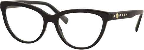 Versace VE3264B - GB1 Eyeglass Frame BLACK W/DEMO LENS 51mm in Saudi Arabia