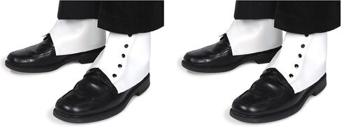 Beistle 2 Pairs Spats, White in Saudi Arabia