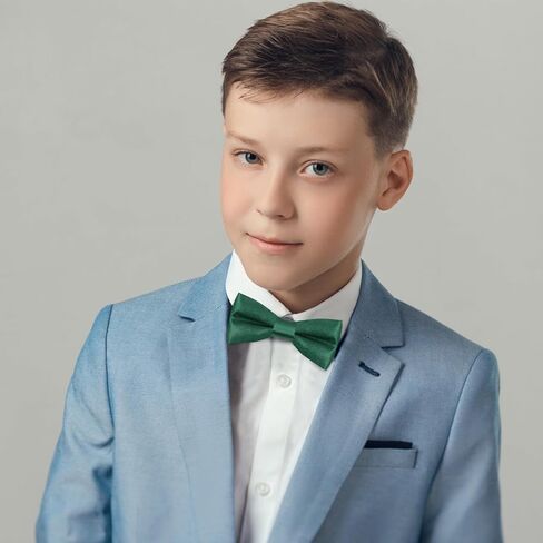 Boys Bow Tie Pre-Tied Adjustable Kids Bow Ties Solid Color Toddler Bow Tie for Boys Girls Kids Toddler Baby in Saudi Arabia