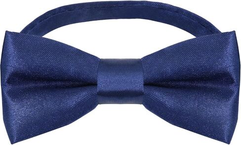 Boys Bow Tie Pre-Tied Adjustable Kids Bow Ties Solid Color Toddler Bow Tie for Boys Girls Kids Toddler Baby in Saudi Arabia