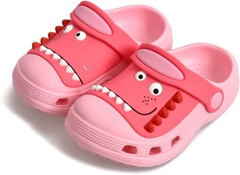 JACKSHIBO Toddler Little Kids Clogs Boys Girls Dinosaur Water Pool Beach Garden Sandals in Saudi Arabia