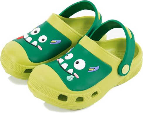 JACKSHIBO Toddler Little Kids Clogs Boys Girls Dinosaur Water Pool Beach Garden Sandals in Saudi Arabia
