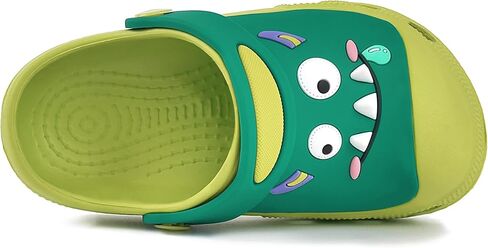 JACKSHIBO Toddler Little Kids Clogs Boys Girls Dinosaur Water Pool Beach Garden Sandals in Saudi Arabia