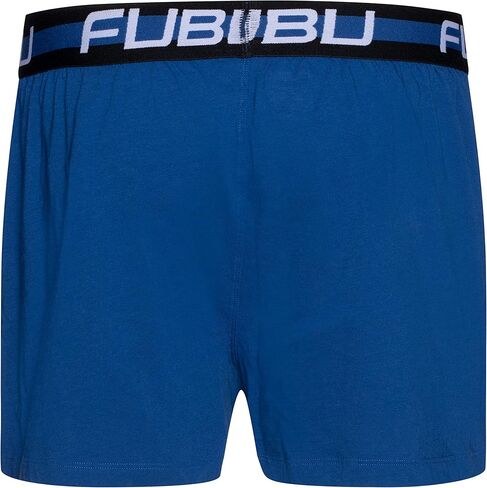 مجموعة من 3 شورتات بوكسر قطنية فضفاضة من Fubu، ملابس داخلية للرجال متعددة العبوات، بدون علامات ومريحة in Kuwait