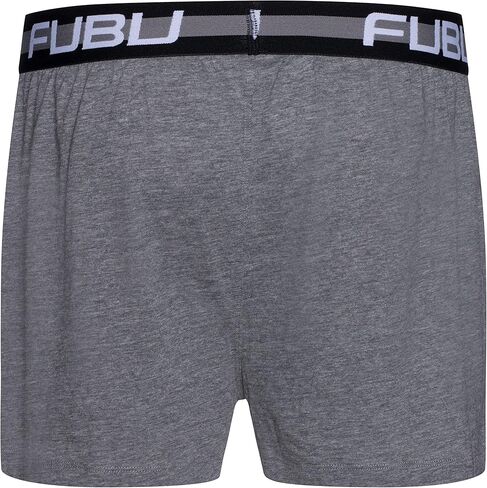 مجموعة من 3 شورتات بوكسر قطنية فضفاضة من Fubu، ملابس داخلية للرجال متعددة العبوات، بدون علامات ومريحة in Kuwait