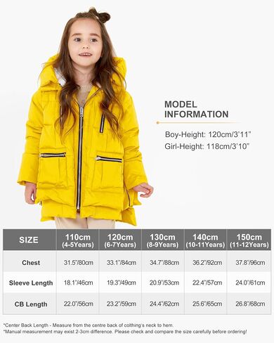 Orolay Children Hooded Down Coat Girl's Quilted Puffer Jacket Boy's Winter Jackets in Saudi Arabia