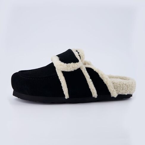 CUSHIONAIRE Women's Nero Genuine Suede Clog with +Comfort, Wide Widths Available in Saudi Arabia