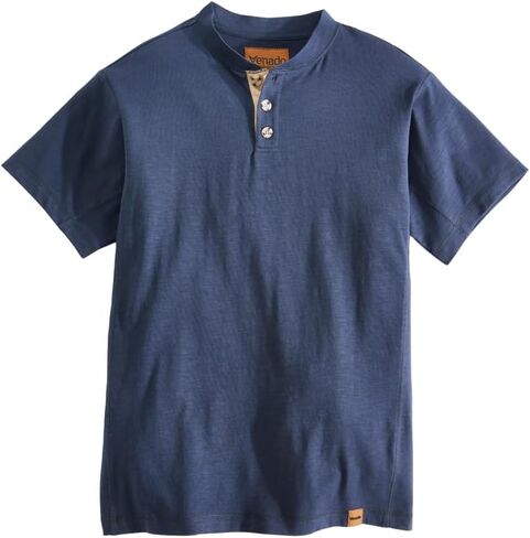 Venado Premium Short Sleeve Henley Shirt for Men - Mens Henley with Stretch Cotton in Saudi Arabia