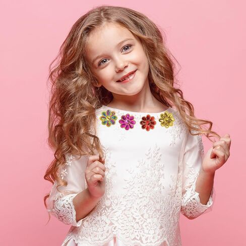 ZZXLLRO 30Pcs 8 Petals Flower Sequined Appliques in Kuwait