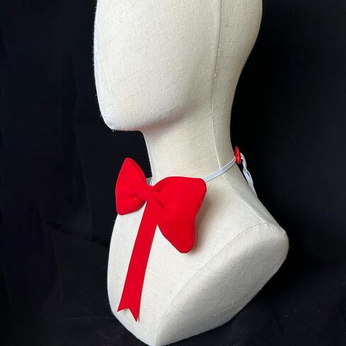 Large Red Bow Tie Costume Accessories Party Favors Novely Adjustable Bowtie Holiday Costume Accessory Women Men in Kuwait
