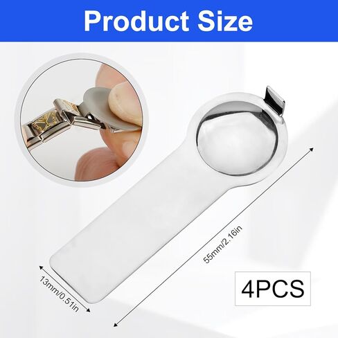 PEUTIER Pack of 4 Italian Charm Tool, 9 mm Double-Sided Italian Charm Bracelet Tool, Round Shape Bracelet Tool for Adding and Removing Charm Bracelet Links in Kuwait