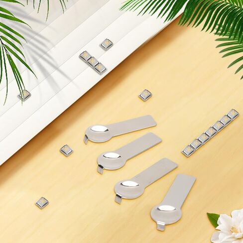 PEUTIER Pack of 4 Italian Charm Tool, 9 mm Double-Sided Italian Charm Bracelet Tool, Round Shape Bracelet Tool for Adding and Removing Charm Bracelet Links in Kuwait