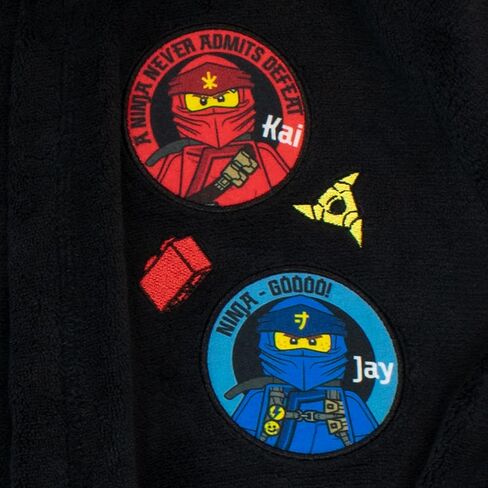 LEGO Boys' Ninjago Robe Black Size 12 in Saudi Arabia