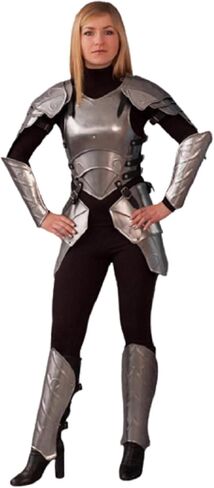 Medieval Full Armor Suit For Female Medieval Knight Fantasy Costume Steel Suit Armor, Lady Cuirass Costume Armor Suit, 18 Gauge Steel Female LARP Crusader Armour Suit Halloween.Gift Item in Saudi Arabia