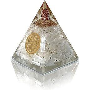BOMBAY Crystals Orgone Pyramid of Success, 7 Chakra Orgonite Pyramid is Healing Crystals for Meditation & Anti-Stress and Orgonite Pyramid help in Healing Meditation