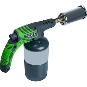 Koackl Powerful Propane Torch Head with Igniter, Campfire Starter, Charcoal Lighter, Welding Torch Head by MAPP, MAP/PRO, for Searing Steak, Soldering, Brazing, Stripping Paint(Tank Not Included)