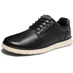 NCCB Men's Casual Dress Sneakers Lace Up Formal Oxfords Dress Shoes for Men Slip-on Comfortable Brown Shoes for Bussiness/Travel/Work