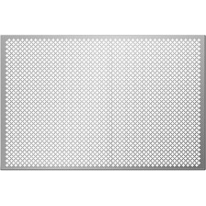 Gisafai 2 Pcs Cloverleaf Aluminum Sheet 2 Feet by 3 Feet Perforated Metal Sheets 0.02 Inch Thick Metal Mesh Sheet Decorative Sheet Metal Decorative Aluminum Sheet for Indoor Outdoor, Silver