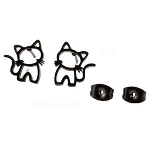 Red Fox Stud Earrings Copper Cute Wood Raccoon Fox Animal Dangle Earrings Hypoallergenic Jewelry for Women Girls Gifts