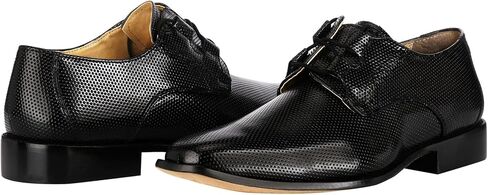 LIBERTYZENO Mens Genuine Leather Classic Tread Design Lace Up Oxford Dress Shoes in Kuwait