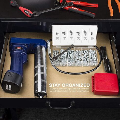 NEIKO 50456A Spring Assortment Set, 200 Piece, Extension and Compression Springs Kit, Zinc Plated Steel Mechanical Compression Springs, Assorted Size Small Springs for All Types of Home Repairs & DIY in Kuwait