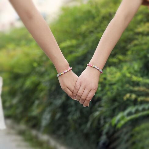 Duodiner أفضل صديق أساور الصداقة لمدة 2، BFF مطابقة سوار القلب للنساء الفتيات في سن المراهقة هدايا عيد الميلاد عيد الميلاد in Kuwait