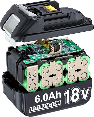 DTK 6.2Ah Battery Replacement for Ryobi 18V ONE+ Plus P102 P103 P104 P105 P107 P108 P109 P122 Cordless Power Tools in Saudi Arabia