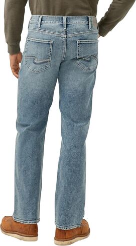Silver Jeans Co. Men's Zac Relaxed Fit Straight Leg Jeans in Saudi Arabia