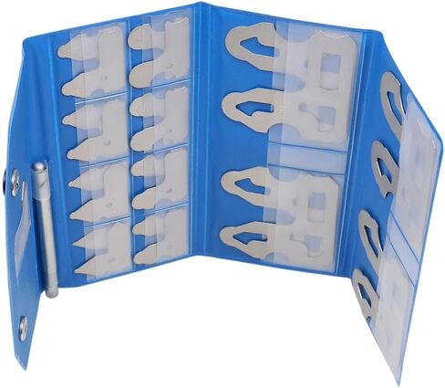 مجموعة أدوات صناعية مكونة من 25 قطعة نصف قطر Gage Gage مجموعة كسور 1/64-1/2 بوصة مع حامل، 3602-5021 in Kuwait